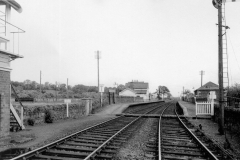 Station before the main buildings were demolished Station before the main buildings were demolished
